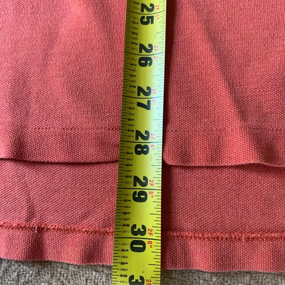 Men's Large Ralph Lauren Polo‎ Orange 100% Cotton Short Sleeve Golf Shirt